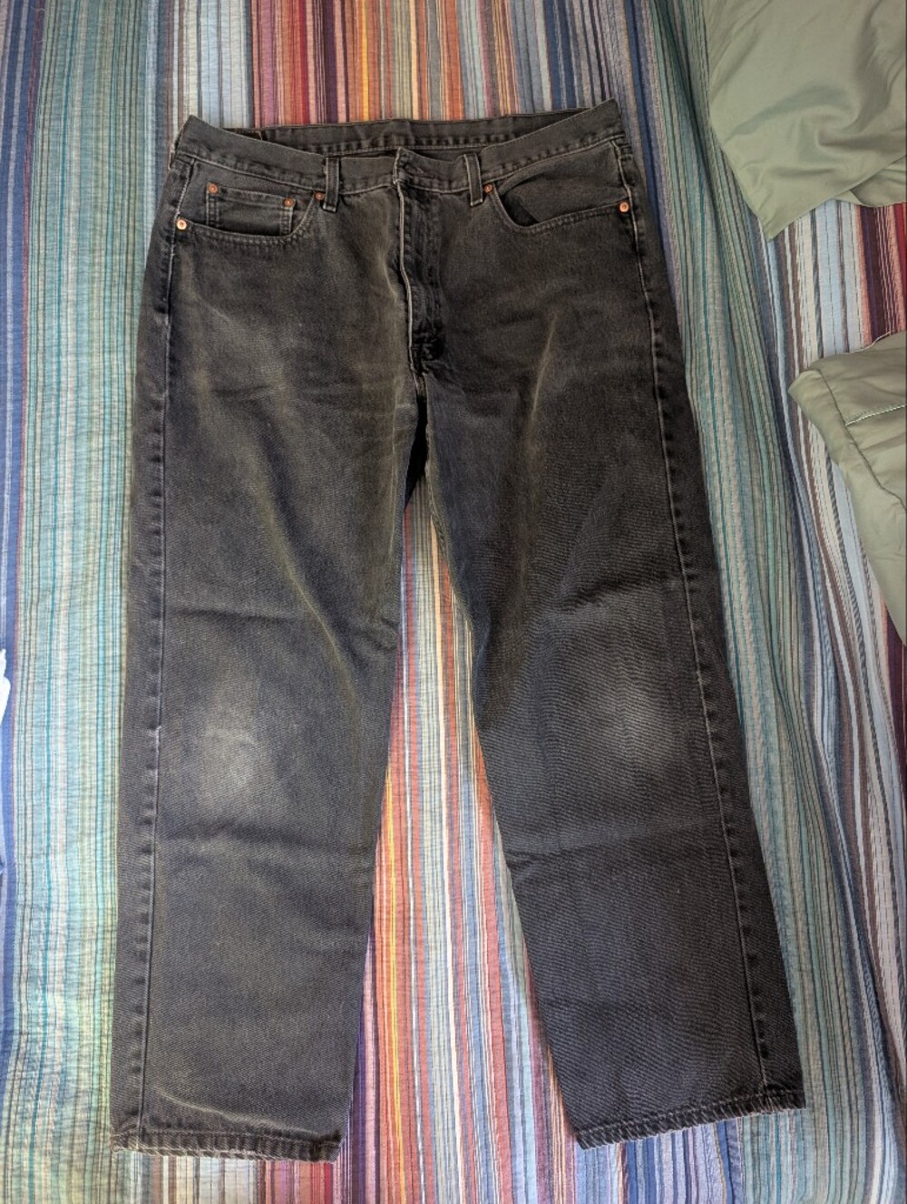 Levi's Men's Slim Straight Black Denim Jeans